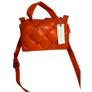 Anthropologie Vibrant Orange Crossbody Bag | NWT